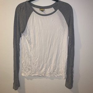 Long sleeve baseball ringer tee